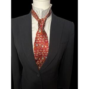 Sinsabang Red Silk Tie 3.5”
